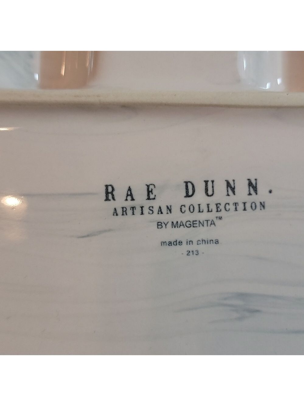 Rae Dunn marble THINGS holder/organizer - Picture 6 of 8